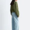 Jeans à jambes larges
