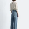 Jeans à jambes larges