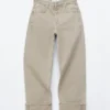 Jeans à jambes larges