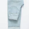 Jeans à jambes larges
