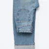 Jeans à jambes larges