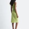 Jupe-culotte en satin mi-longue