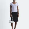 Jupe-culotte mi-longue