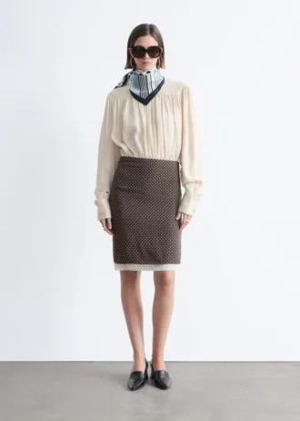 Jupe-culotte mi-longue