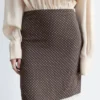 Jupe-culotte mi-longue