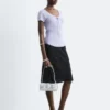 Jupe-culotte mi-longue