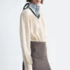 Jupe-culotte mi-longue