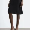 Jupe-culotte mi-longue