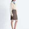 Jupe-culotte mi-longue