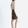 Jupe-culotte mi-longue