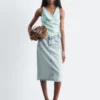 Jupe midi en denim