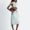 Jupe midi en denim