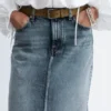 Jupe midi en denim