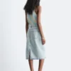 Jupe midi en denim