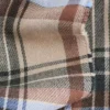 Jupe portefeuille en tartan longueur genou