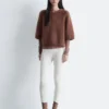 Leggings en maille pointelle