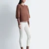 Leggings en maille pointelle
