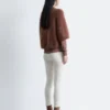 Leggings en maille pointelle