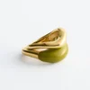 Lot de 2 bagues sculpturales