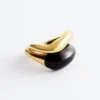 Lot de 2 bagues sculpturales