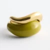 Lot de 2 bagues sculpturales