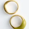 Lot de 2 bagues sculpturales