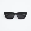 Lunettes de soleil angulaires « œil de chat »