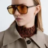 Lunettes de soleil aviateur oversize