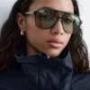 Lunettes de soleil aviateur oversize
