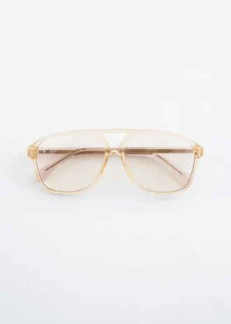 Lunettes de soleil aviateur oversize
