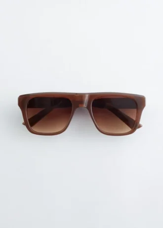 Lunettes de soleil à monture carrée