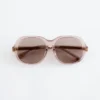 Lunettes de soleil à monture carrée