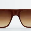 Lunettes de soleil à monture carrée