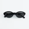 Lunettes de soleil à monture ovale