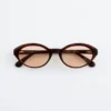 Lunettes de soleil à monture ovale