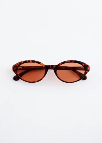 Lunettes de soleil à monture ovale