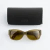 Lunettes de soleil à monture ovale