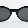 Lunettes de soleil à monture ovale