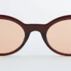 Lunettes de soleil à monture ovale