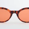 Lunettes de soleil à monture ovale