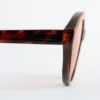 Lunettes de soleil à monture ovale