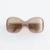Lunettes de soleil à monture ovale oversize