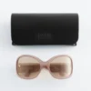 Lunettes de soleil à monture ovale oversize