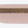 Lunettes de soleil à monture ovale oversize