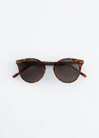 Lunettes de soleil à monture ronde classique