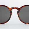 Lunettes de soleil à monture ronde classique