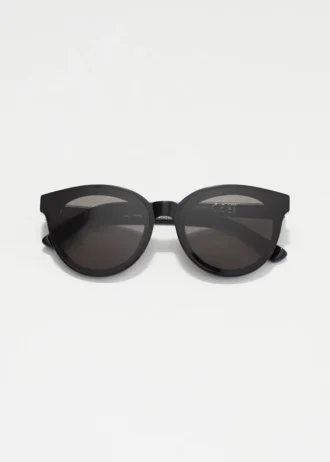Lunettes de soleil à monture ronde en acétate