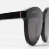 Lunettes de soleil à monture ronde en acétate