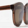 Lunettes de soleil à monture ronde en acétate