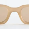 Lunettes de soleil à monture étroite
